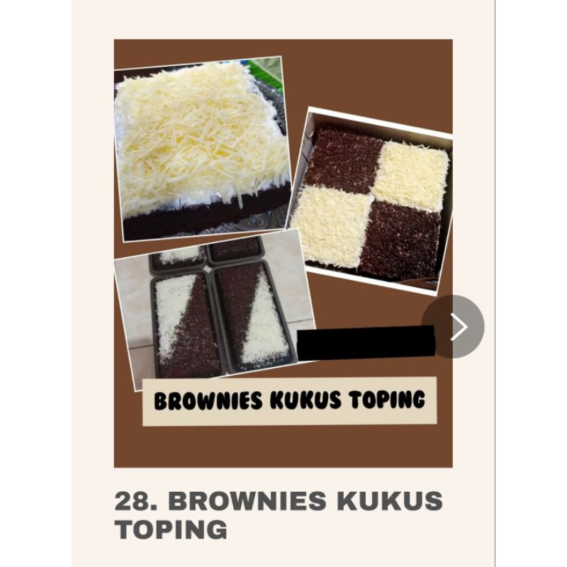 

BROWNIES COKLAT KUKUS