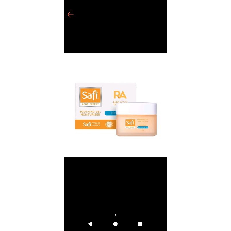 Safi acne expert moisturizer cream