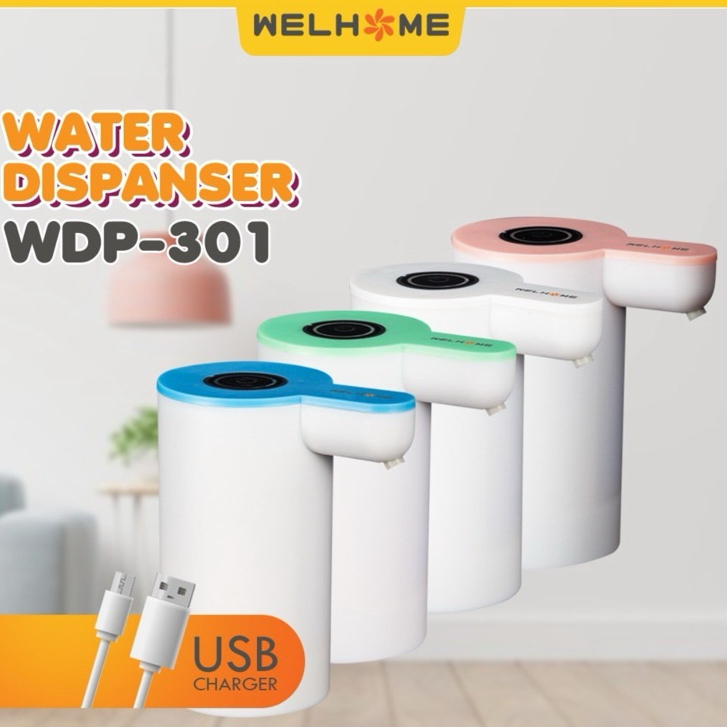 Pompa Air Galon Elektronik Otomatis Cas Water Dispenser WELHOME WDP-301 / WDP 301