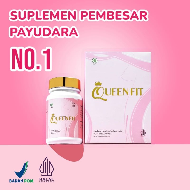 Queen Fit Exclusive Pembesar Payudara Bersertifikat BPOM & Halal