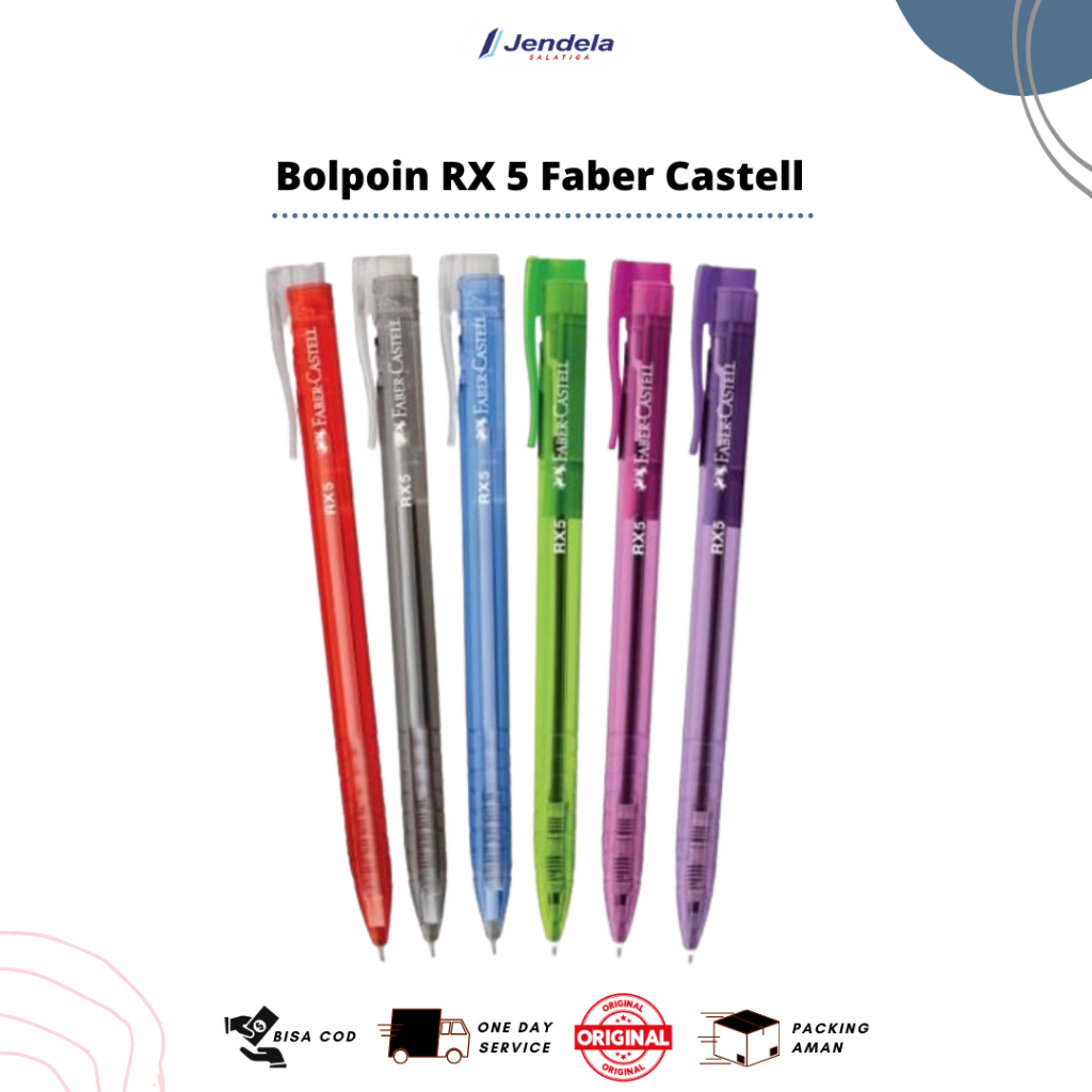 

BOLPOIN RX5 FABER CASTELL O.5 / PCS - ATK