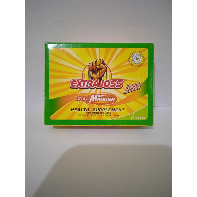 

EXTRA JOSS RASA Mangga 1 pack (isi 6 sachet) Expired Date Desember 2026