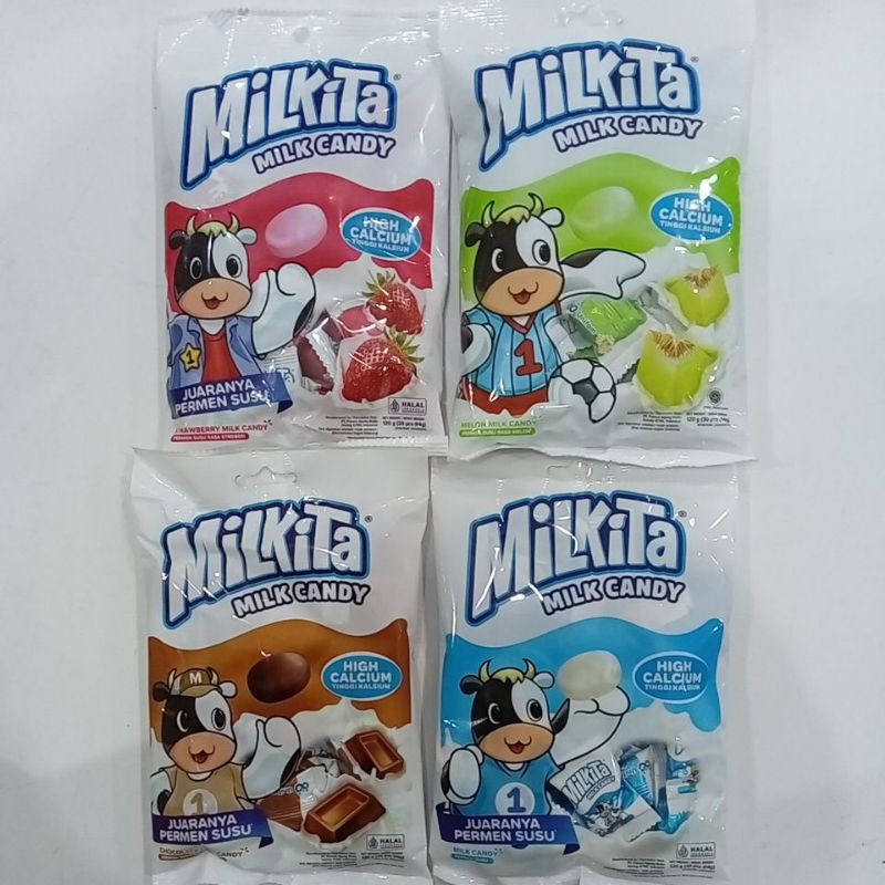 

Milkita Permen Susu Aneka Rasa 120 g / 4 g @30 pcs
