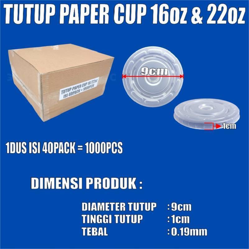 

Ukf5Pc6F4H (Kuliner.Kita) Tutup Paper Cup Rapat Klop 4Oz 8Oz 12Oz 16Oz 22Oz Per Dus Hanya Tutup