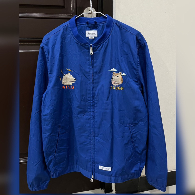 Jaket Bomber Covernat Alaska. Full Bordir. NO MINUS. LIKE NEW. Harga pasaran di foto terakhir.