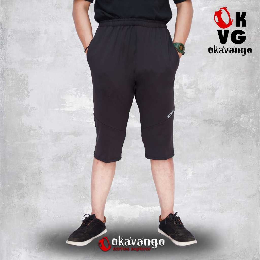 Celana Jogger Pria 7/8 Premium | Bahan Tebal Adem | Karet Pinggang | Casual Sport