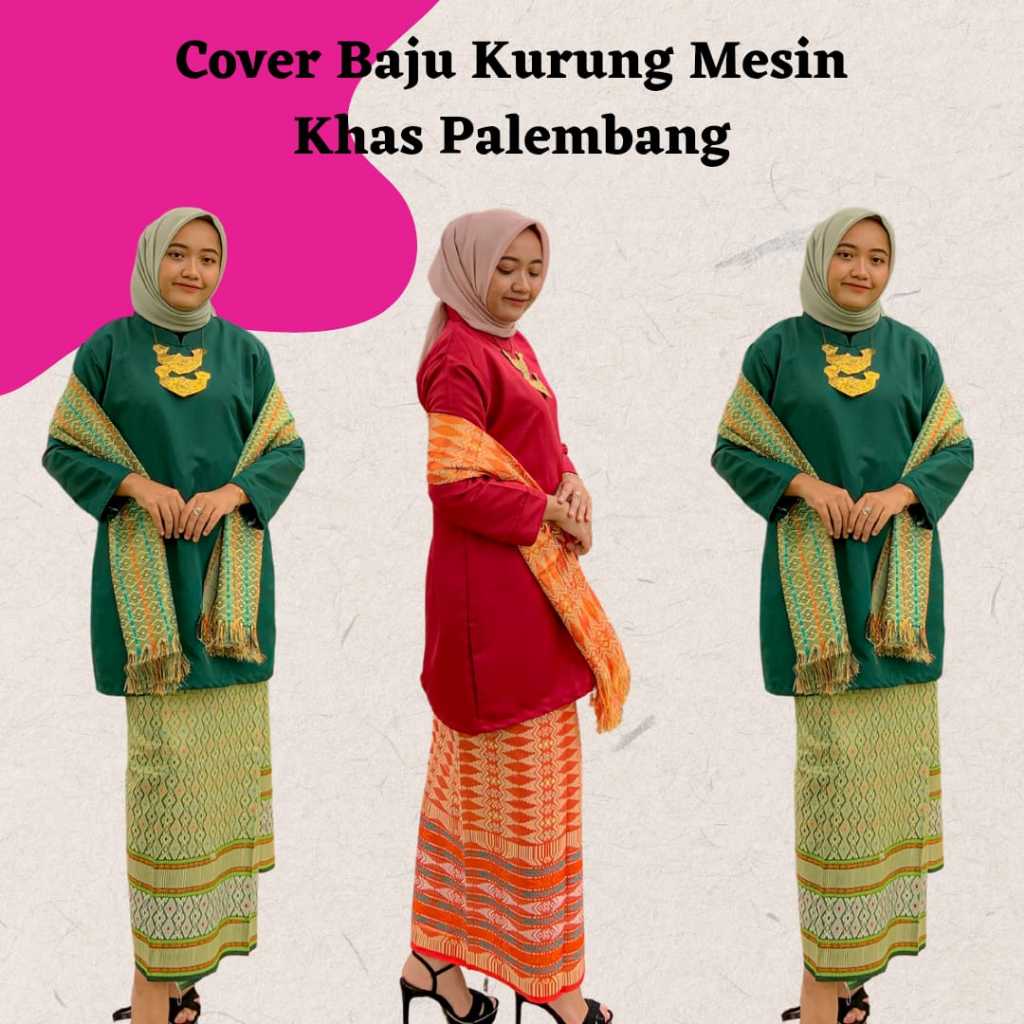 Yoko Songket - Set Baju Kurung Rok Songket dan Selendang | Baju Kurung Melayu