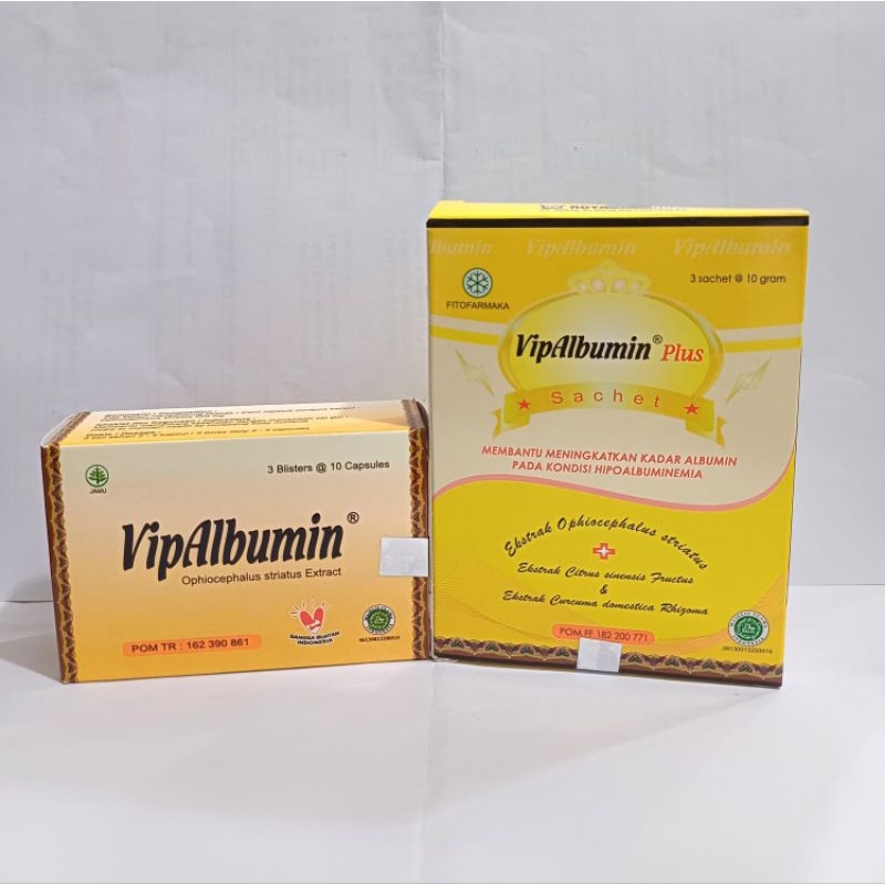 VipAlbumin (10kaps/Strip) | VipAlbumin Plus Sachet