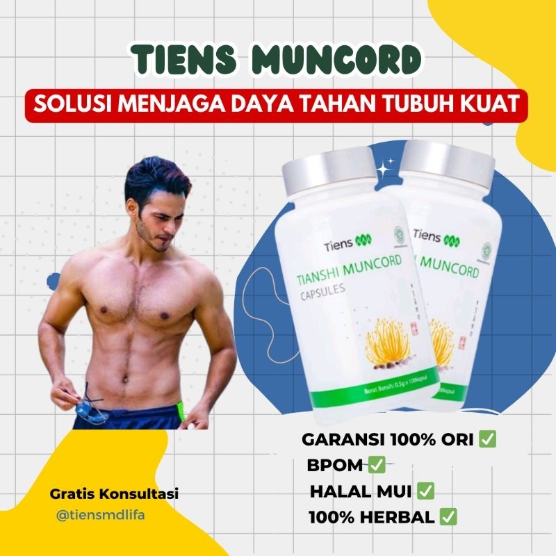 TIENS MUNCORD ORIGINAL SUPLEMENT STAMINA PRIA