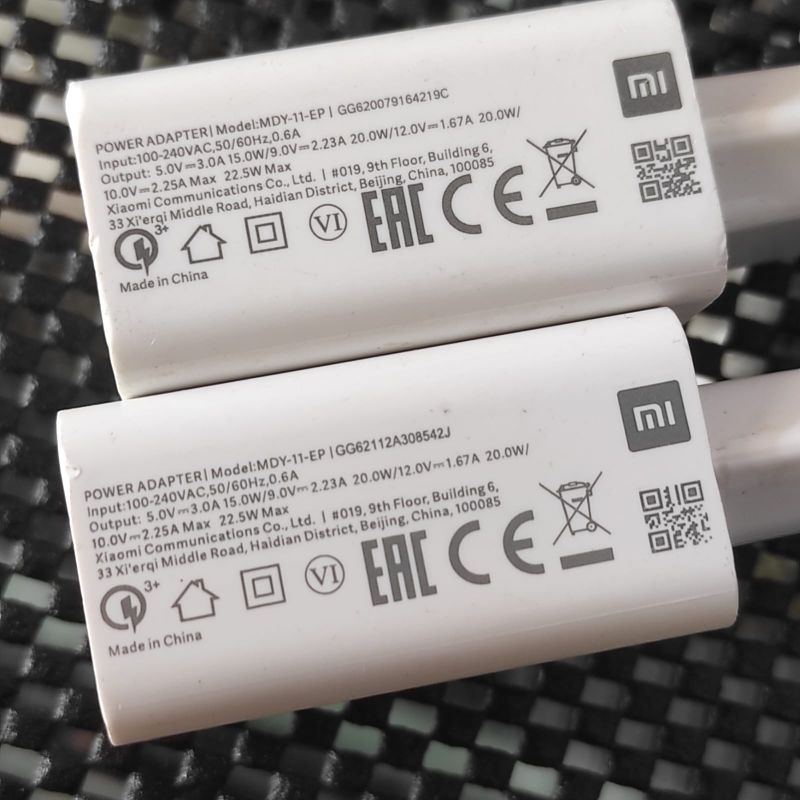 Charger 22.5 watt ORIGINAL COPOTAN POCO M3 PRO REDMI 9T REDMI NOTE 9 REDMI 10 ( second )