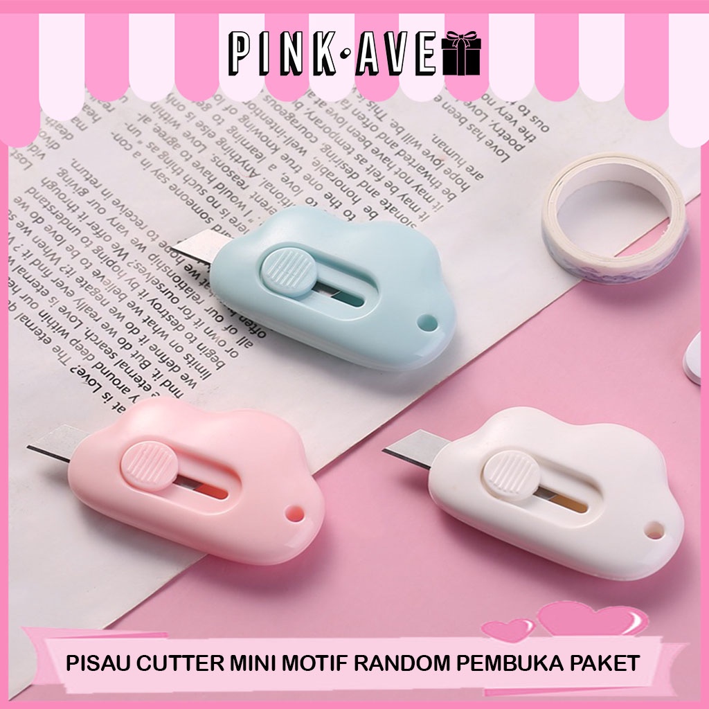 

BISA COD ! MINI CUTTER PORTABLE / PISAU PEMOTONG KERTAS DAN PAKET UNBOXING SERBAGUNA Cutter Mini Portable Bentuk Oval Mini Cutter Polos Travel Kit Pemotong Kertas Paper Cutter Lucu Bentuk Awan Warna Pastel