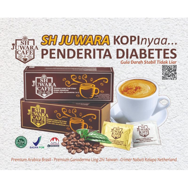 

Kopi Juwara CEO CAFE Kopi sehat penambah stamina 3in1 kopi sehat diabetes