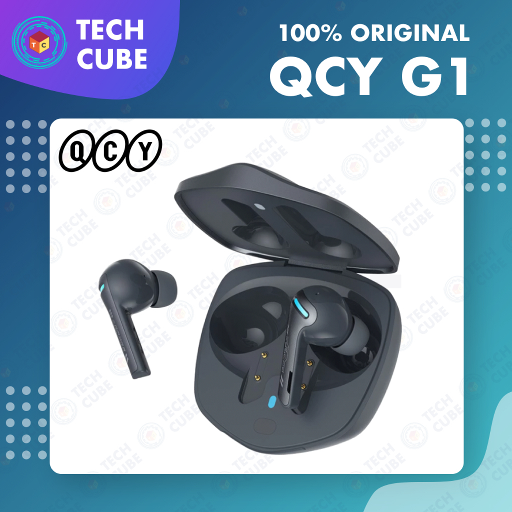 QCY G1 TWS ENC Wireless Gaming Earphone Headset Earbuds Bluetooth Alt T5 T13 T17 HT03 T1C