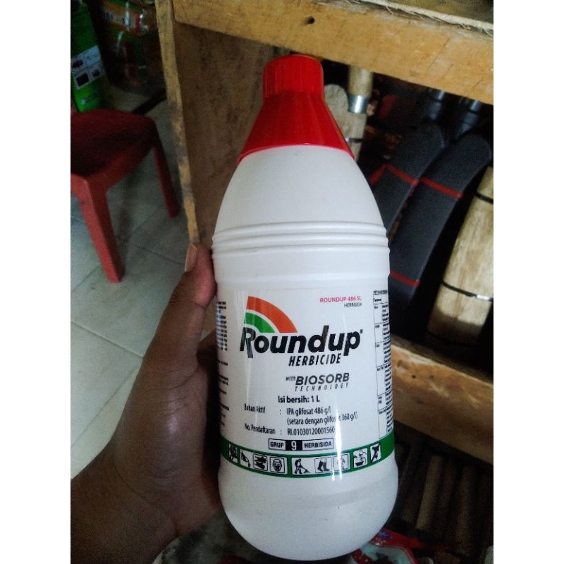 Herbisida sistemik ROUNDUP 486SL 1ltr NUFARM INDONESIA