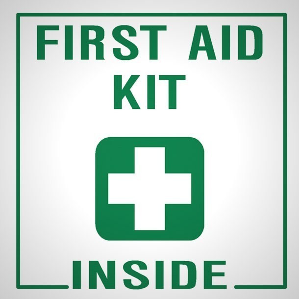 

STICKER SIGN FIRST AID KIT INSIDE STIKER P3K RAMBU