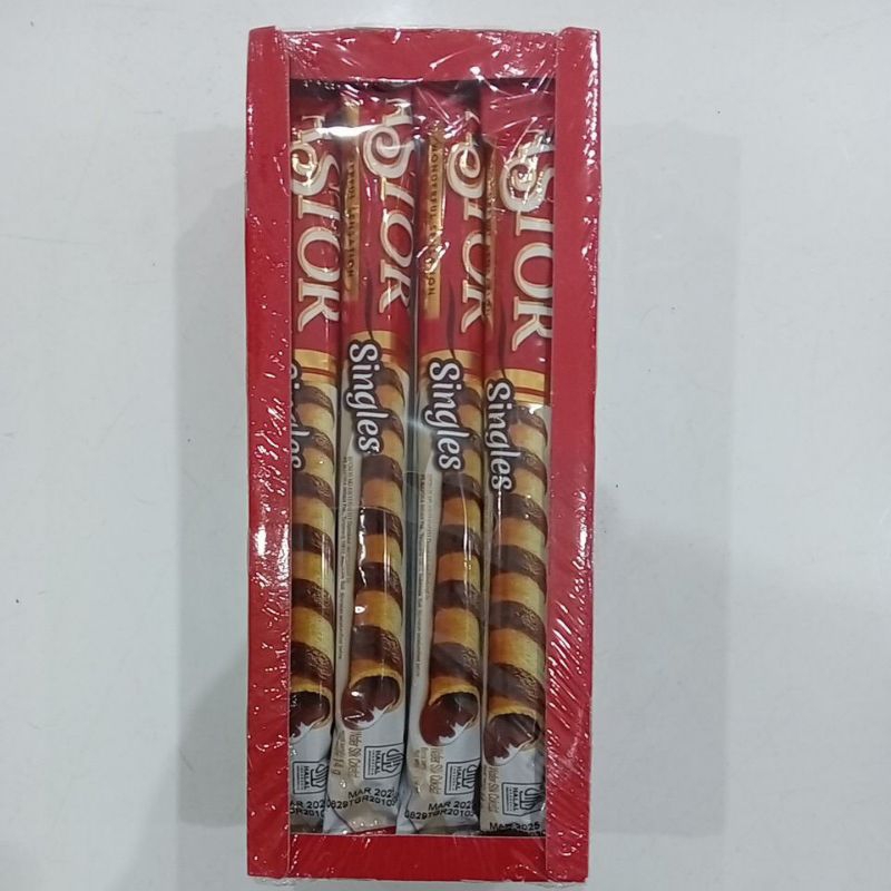 

Astor Wafer Stik Cokelat 14 g @12 pcs / 168 gram BOX