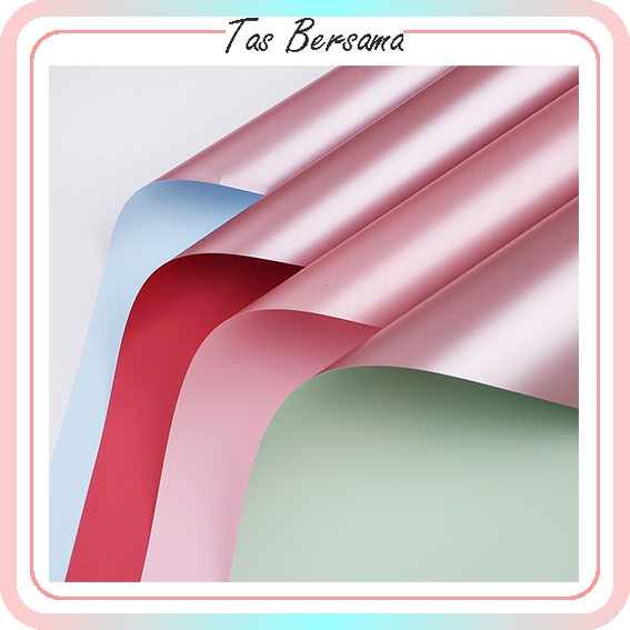 

[20 LEMBAR] Kertas Buket Bunga Rosegold Flower Wrapping Rosegold Twotone Cellophane KB19