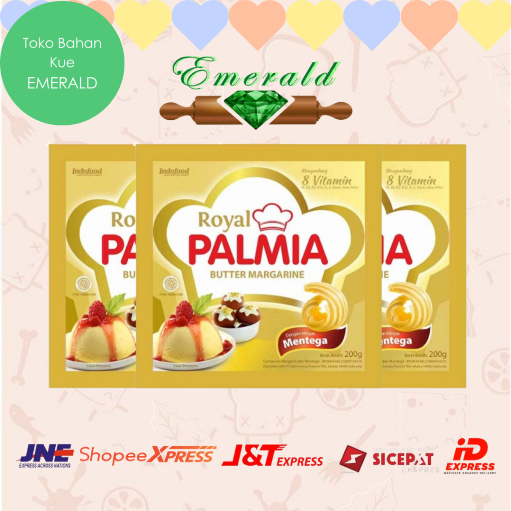 

Royal Palmia (Margarine dan Mentega) Sachet 200 Gram