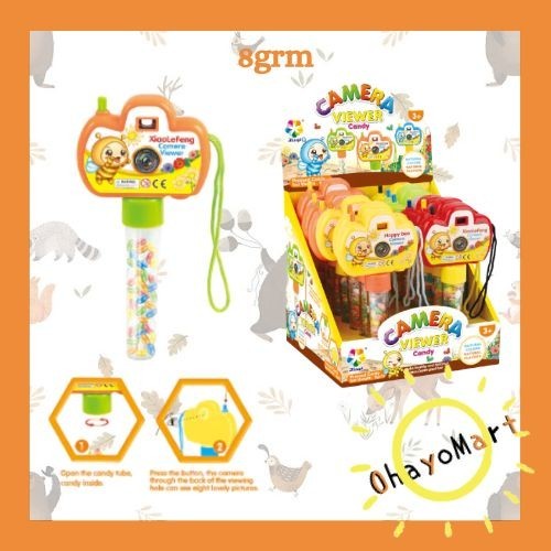 

JUQI camera viewer candy / Mainan camera gambar hewan isi permen 8grm