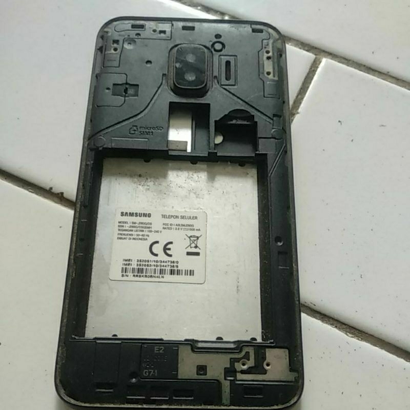 Frame set Basel Bekas Samsung galaxy J2 core J260