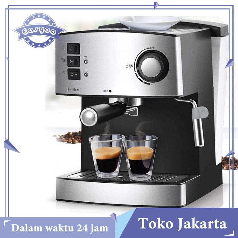 Coffee Maker Espresso Esspreso Machine Mesin Coffe Mesin Kopi Rumahan 15Bar