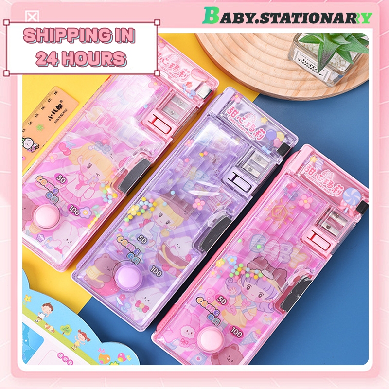 

Tempat Pensil Maria Multifungsi untuk SD - Kotak Alat Tulis Plastik Cantik (Termasuk Rautan Pensil)