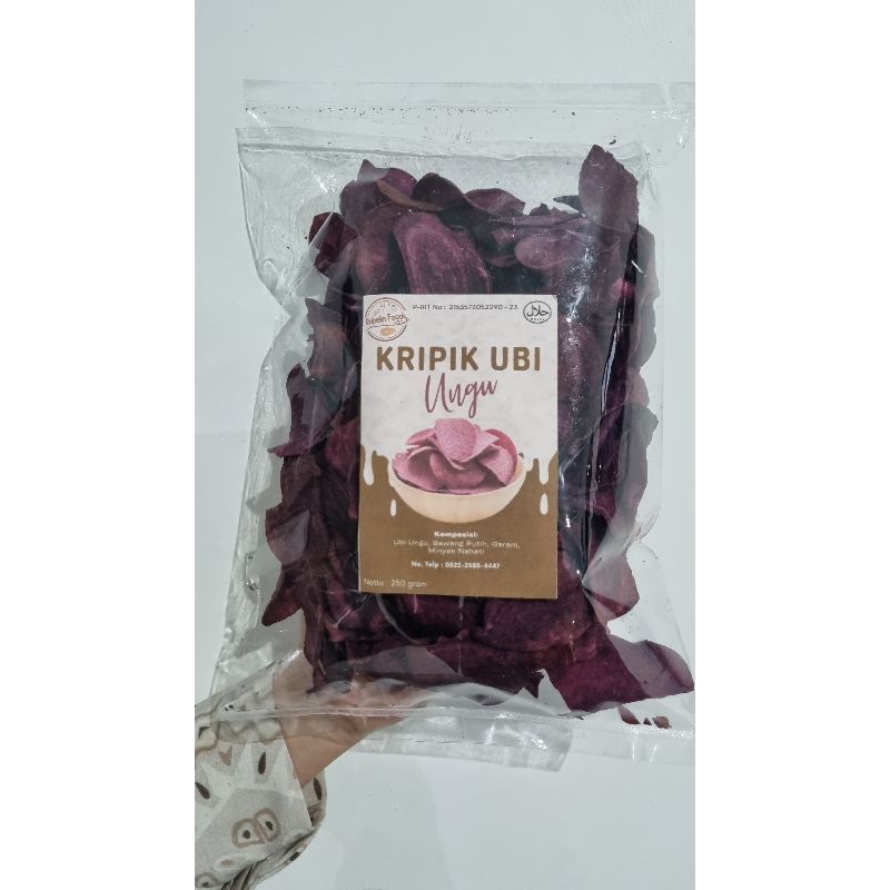 

Keripik ubi unggu 250gr | keripik asli tipis garing jalar crispy