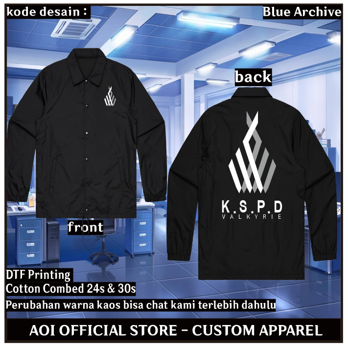 AOI Jaket Valkrie Blue Archive
