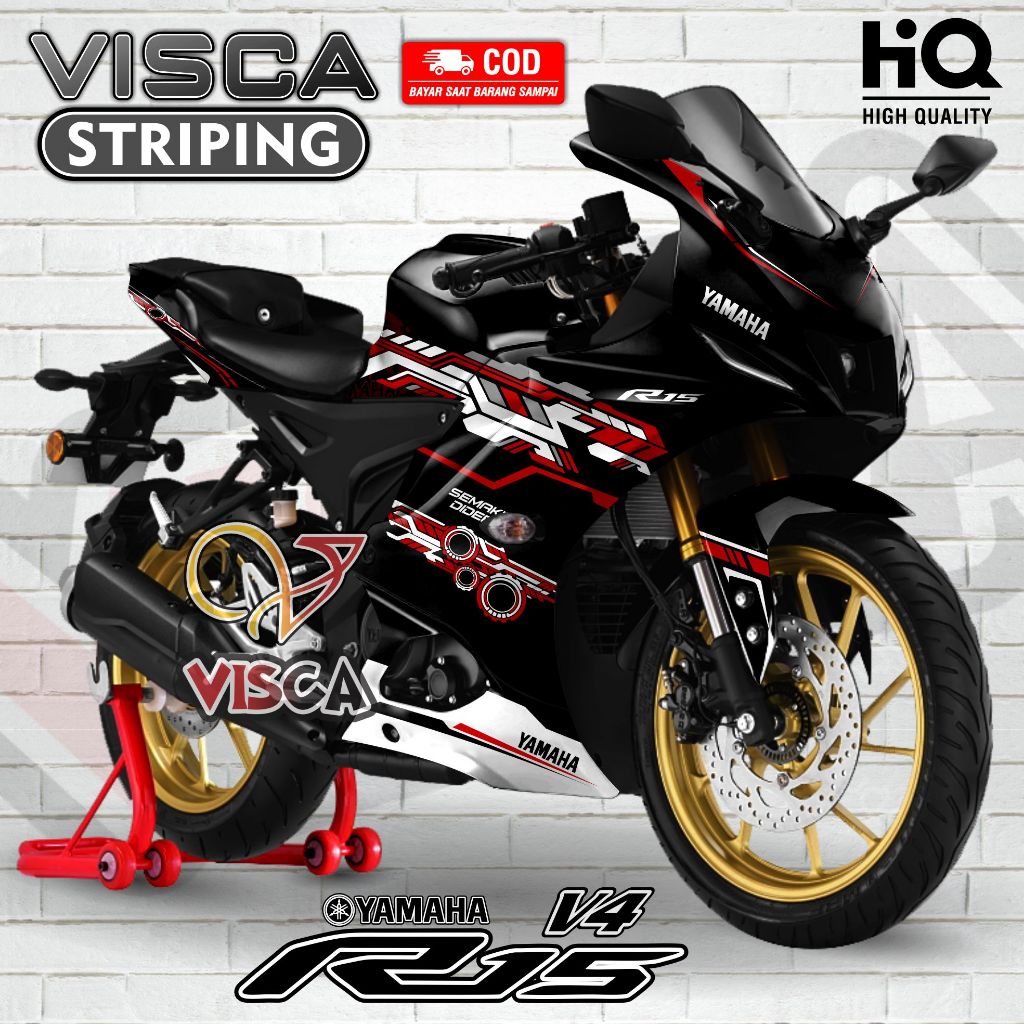 Decal R15 V4 Full Body - Stiker R15 V4 Full Body - Dekal R15 V4 Full Body - Striping R15 V4 Variasi 