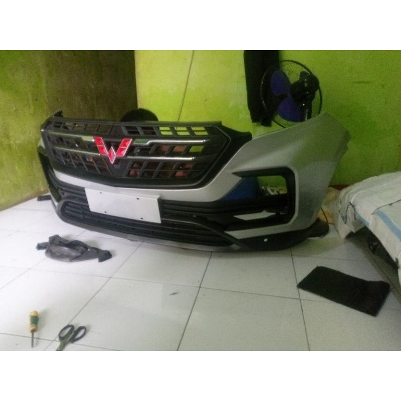 bumper depan wuling almaz
