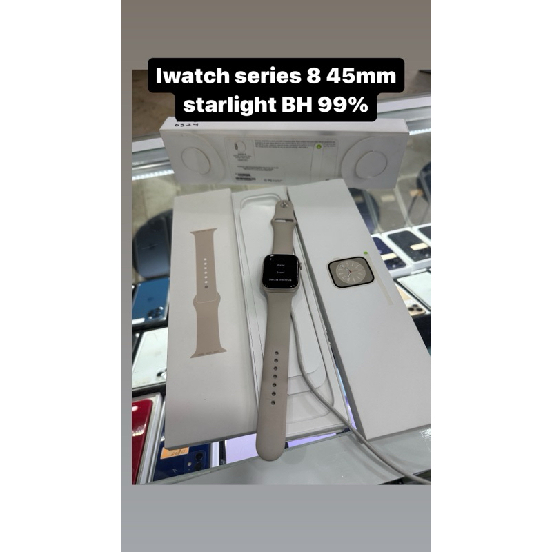 Iwatch series 8 45mm starlight Second