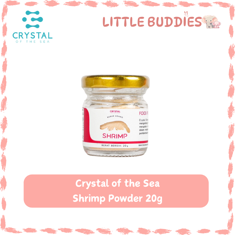 

Crystal of the Sea Shrimp Powder 20gr | Bubuk Udang Rebon | Bubuk Umami Udang - Bumbu Kaldu Penyedap MPASI Premium