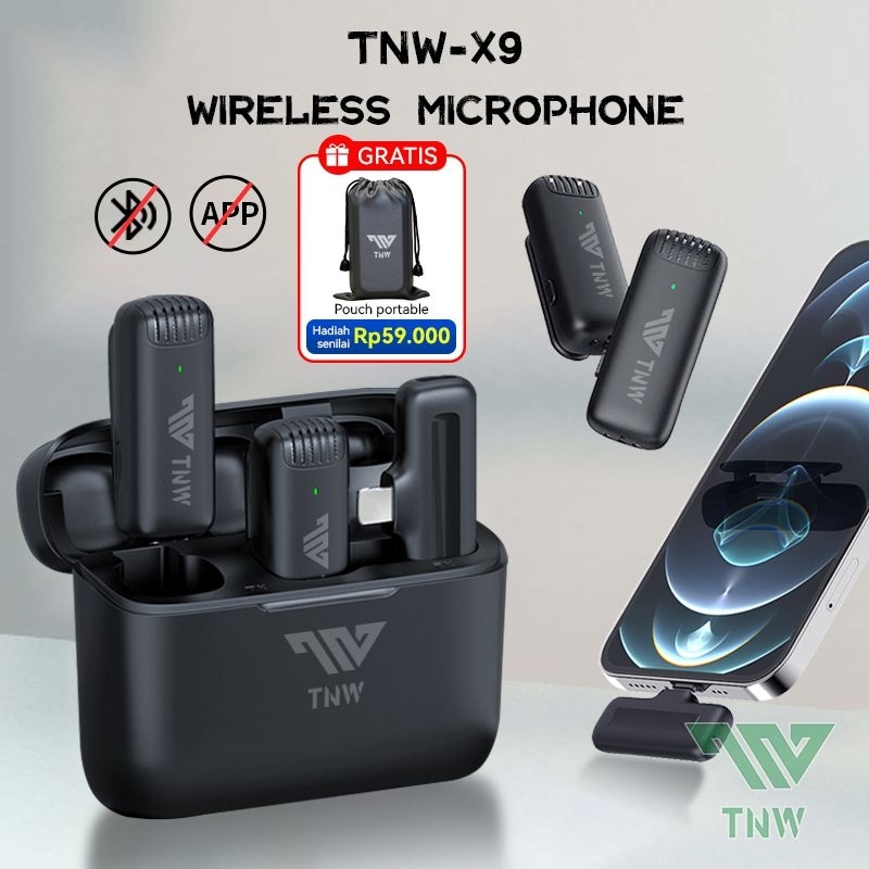 Syaba - Mic Wireless Clip On Lavalier TNW X9