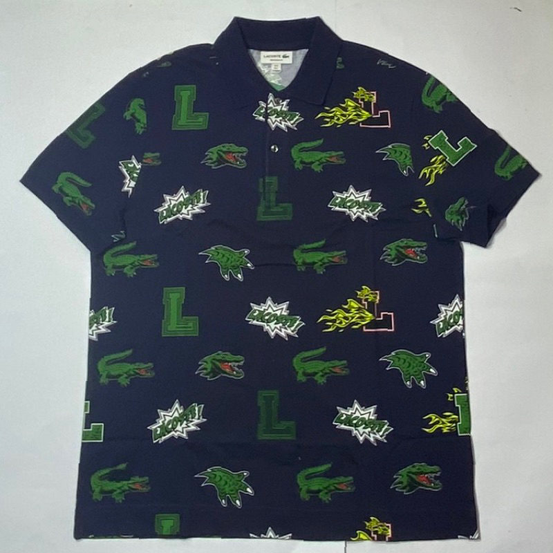 Kaos LCST Polo Shirt Comic Original Navy