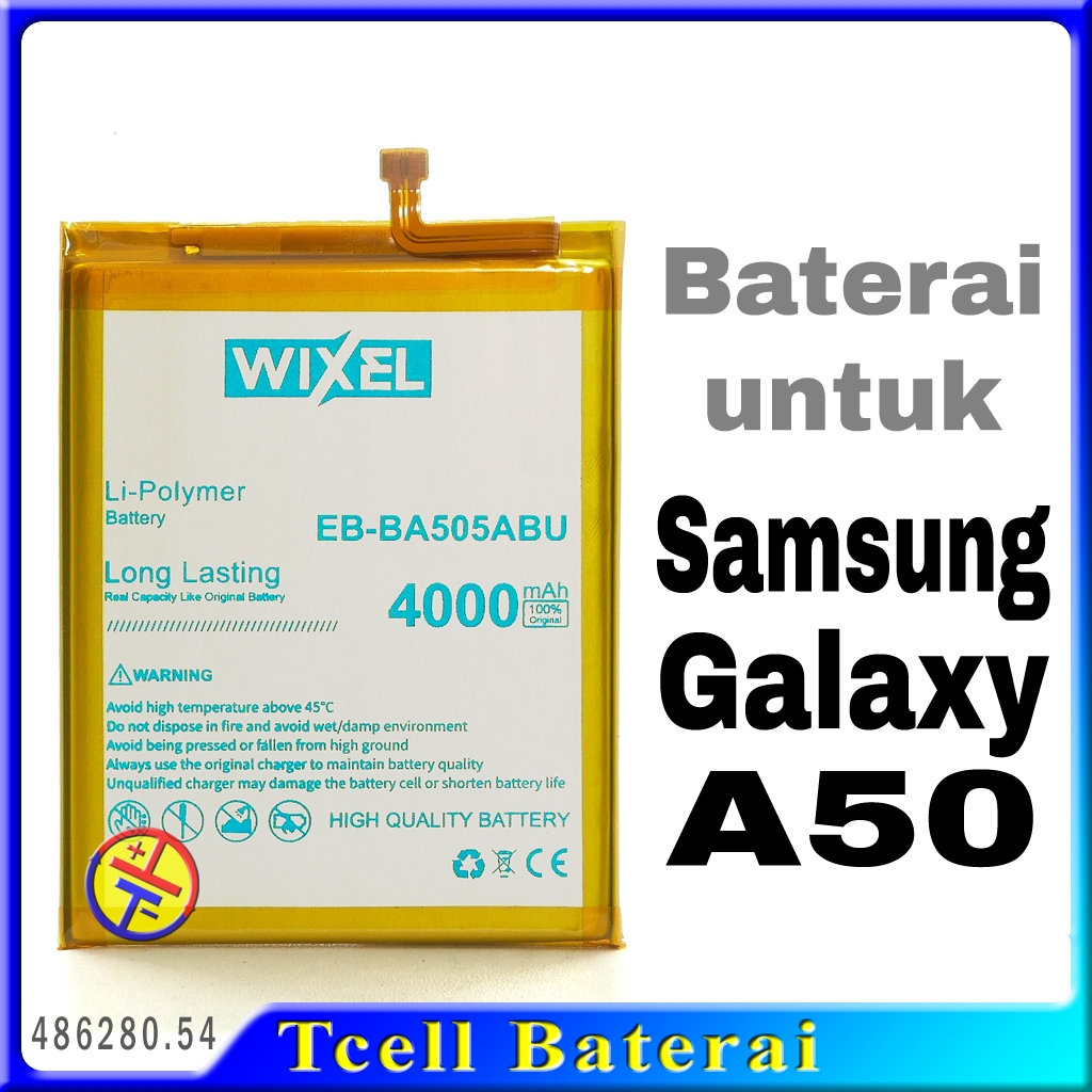 Baterai Wixel EB-BA505ABU untuk Samsung Galaxy A50 SM-A505F