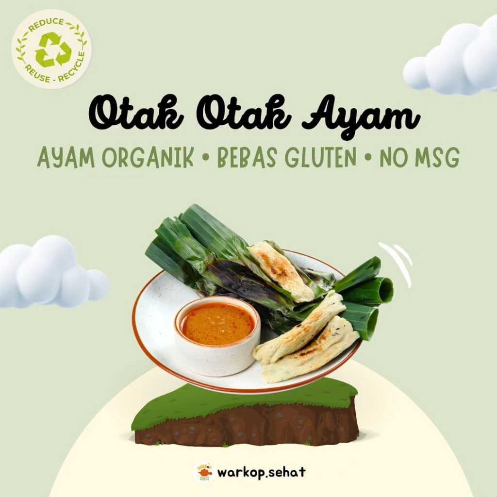 

Otak Otak Ayam Sehat Gluten Free 10 pcs