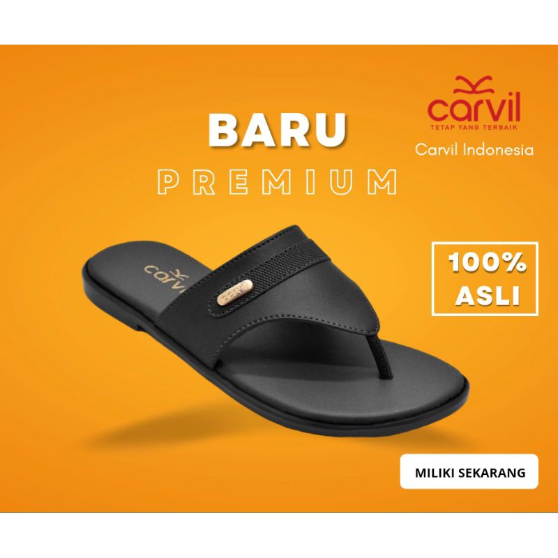Sandal Carvil Wanita Dewasa Jepit Wedges Cewek Kekinian Original