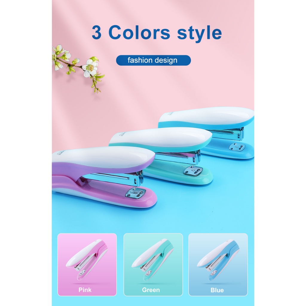 

Baoke ABS warna hemat tenaga kerja dan stapler cantik ST1124
