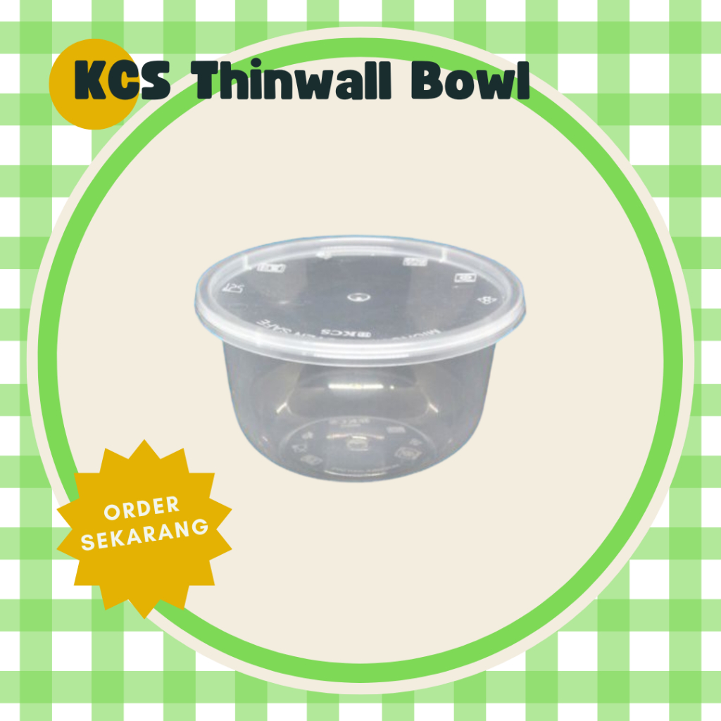 MURAH !!! KCS Thinwall Bowl 200ml