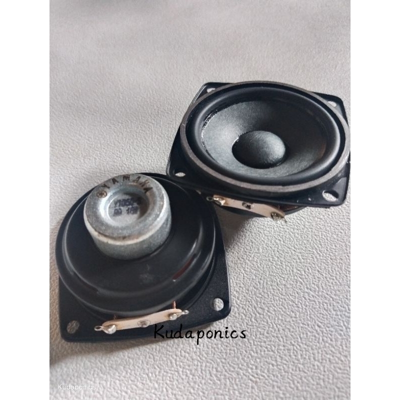 Speaker Yamaha 2.25 inch 8 ohm 10 watt fullrange bass neodymium magnet 2 inch dari karet luar ( lihat foto )