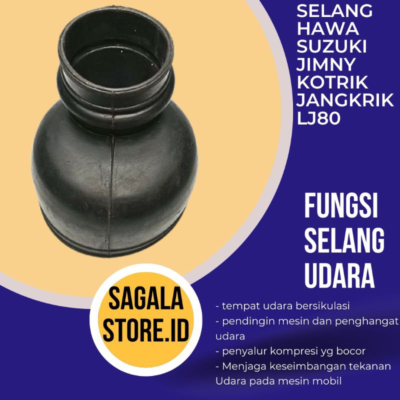 selang hawa suzuki jimny kotrik LJ80 jangkrik