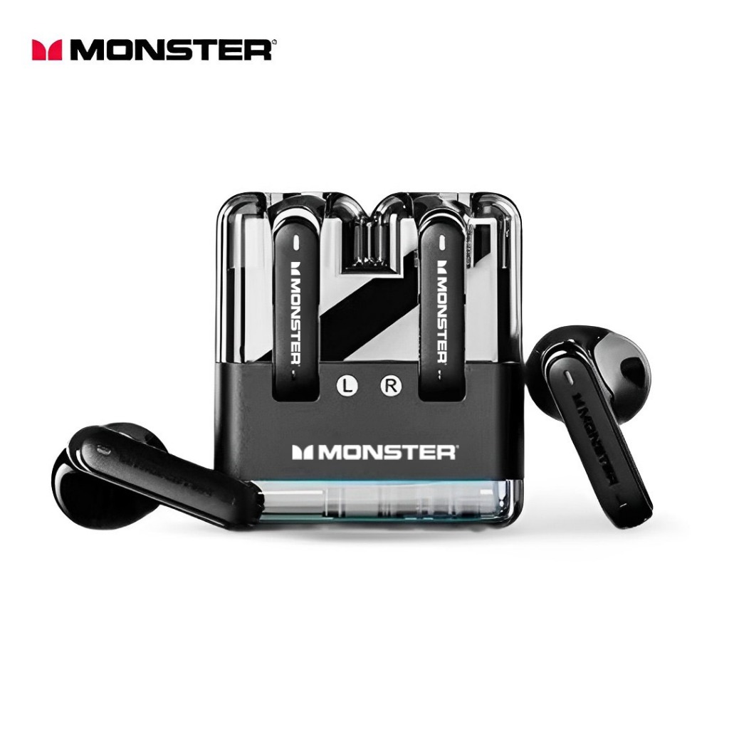 Monster XKT12 Earphones TWS Wireless Headset Earbuds Noise Reduction Headphones