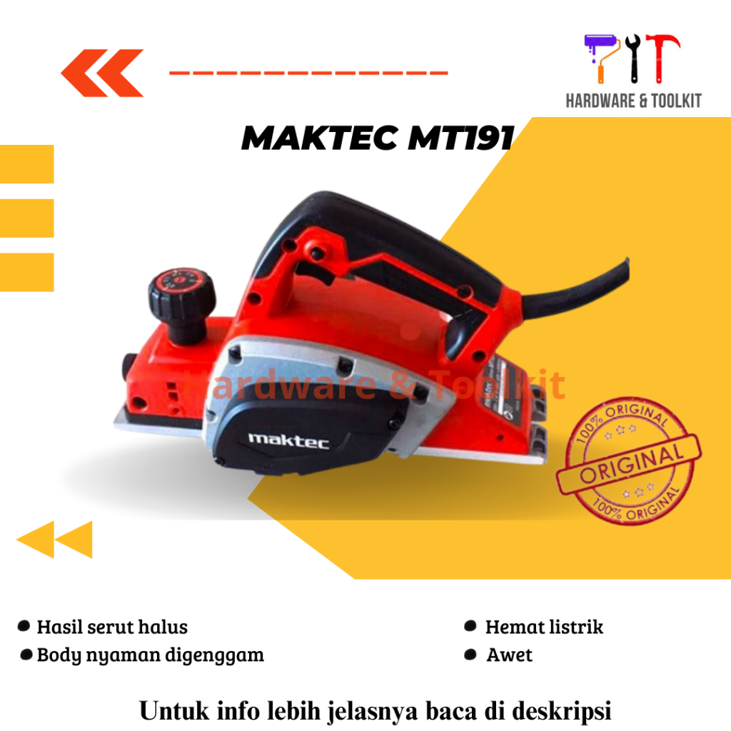 Mesin Serut Ketam Planner Merk Maktec MT191 Mesin Serut Kayu
