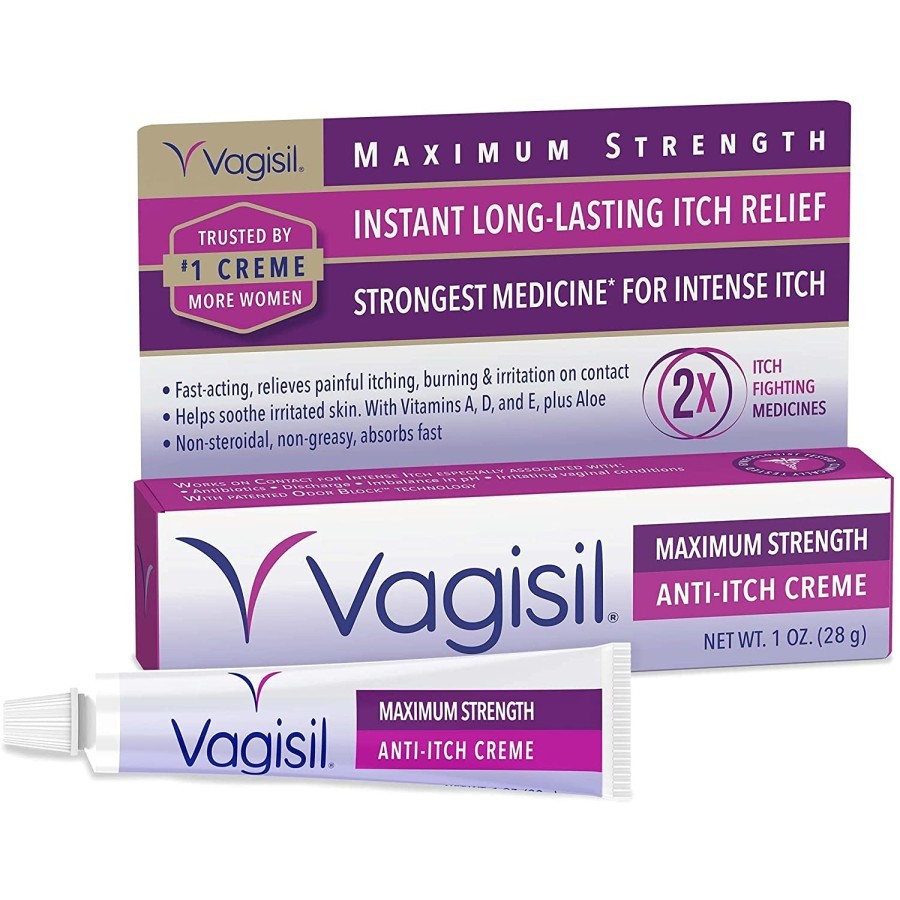 Vagisil Max Strength Anti Itch Cream anti gatal - Creme USA 28g