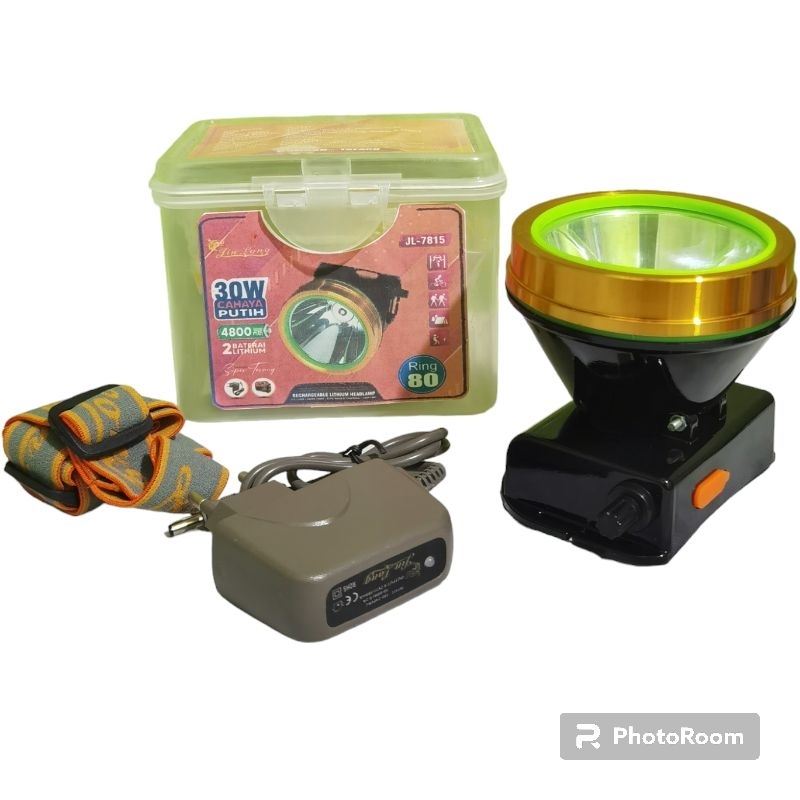 senter Kepala jinlong 30W JL-7815 ll Senter Kepala Cas Jinlong Original 100 %