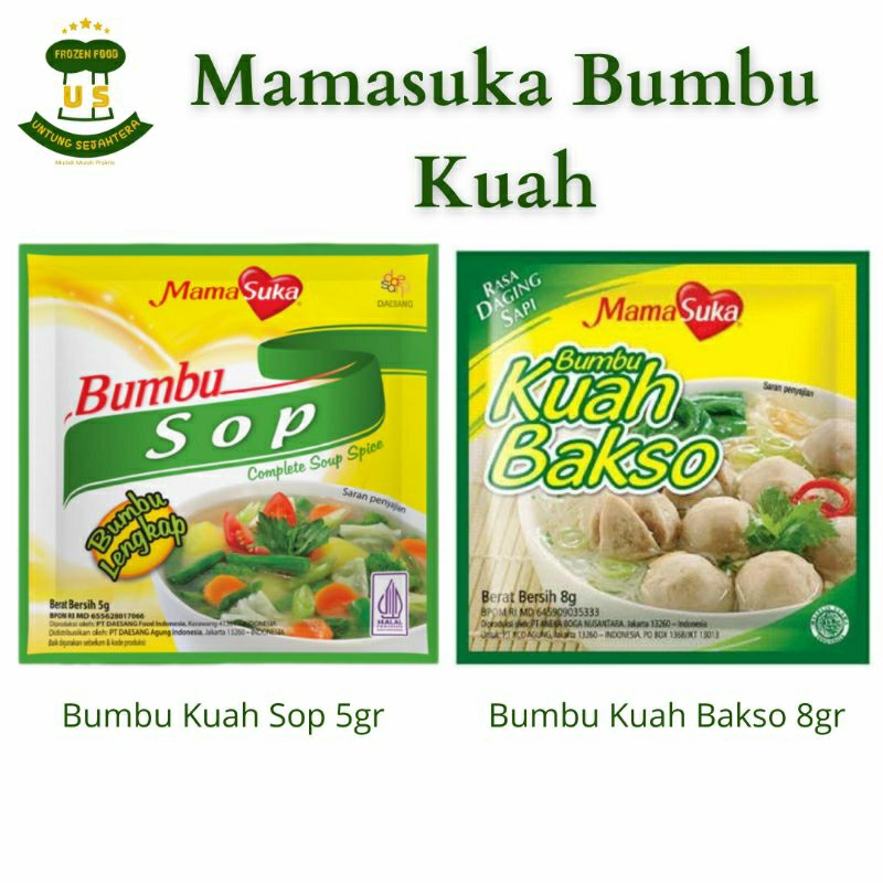 

Bumbu Kuah Bakso Mamasuka Kuah Bakso Rasa Daging Bakso Bumbu kuah instant mama suka Bumbu bakso mamasuka Bumbu mama suka