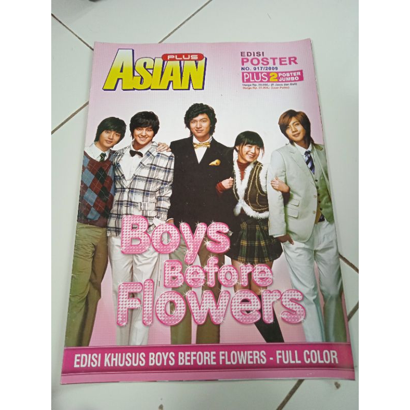 Asian Plus edisi poster boys before flowers+bonus poster jumbo