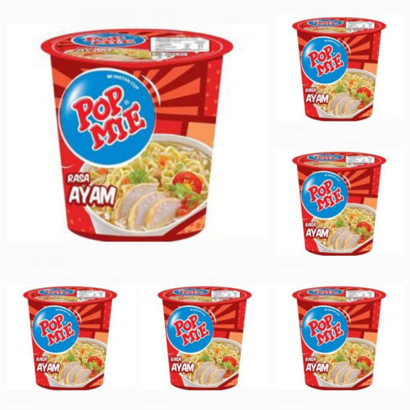 

Pop Mie Mi Instan Cup Rasa Ayam 75 Gr
