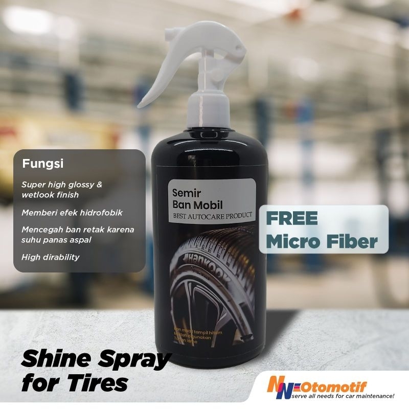 semir ban mobil pengkilap ban mobil spray wetlook tire hydrophobic