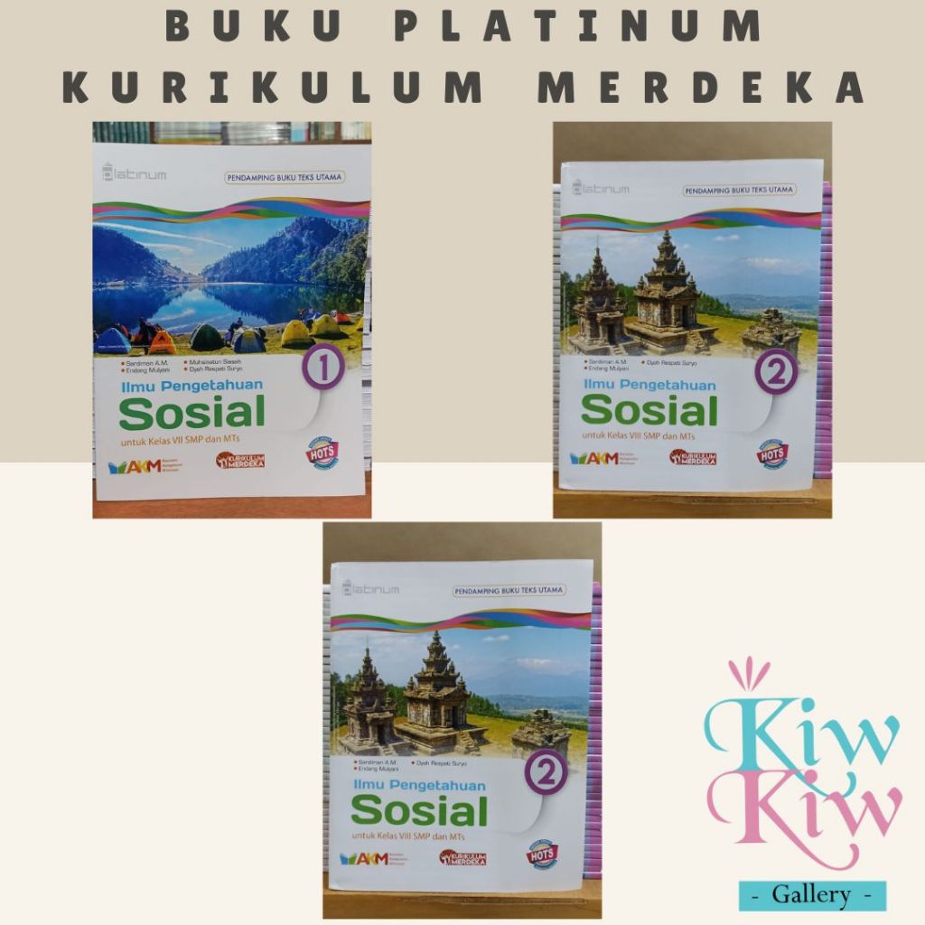 Buku Ilmu Pengetahuan Sosial (IPS) Kelas 7, 8, 9 SMP/MTS Kurikulum Merdeka - Platinum